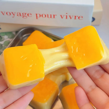 Yellow Cheese Stick Squishy