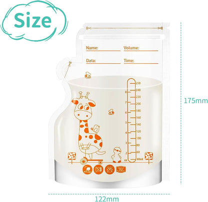 Breast Milk Storage Bags – Leakproof, Pre-Sterilized (30-Pack)
