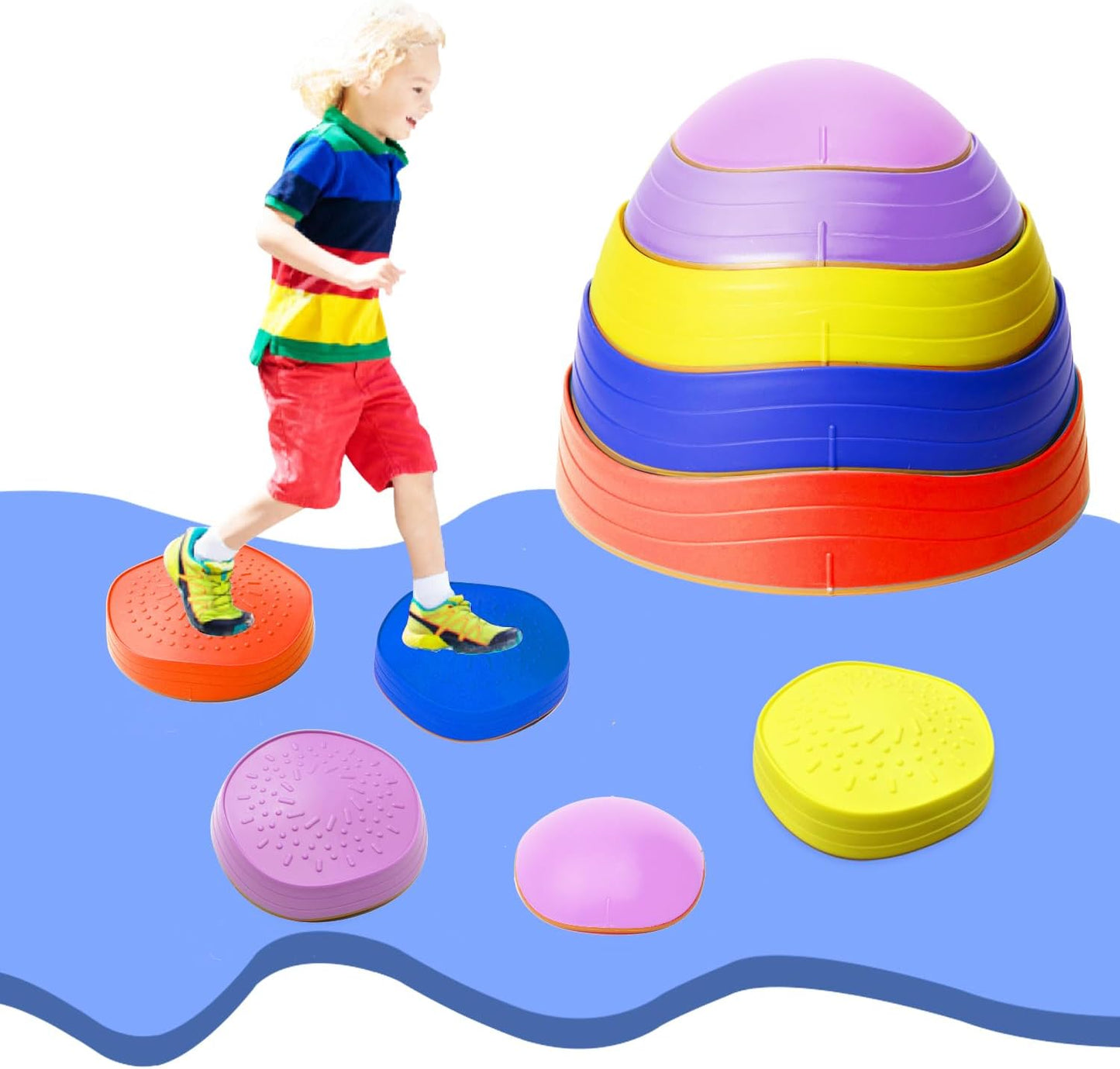 5 Pcs Stepping Stones for Kids