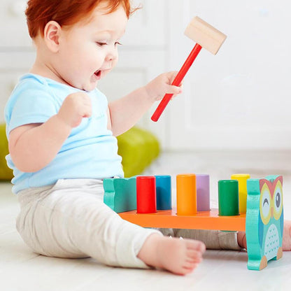 Hammering block, multicolour wooden Toy