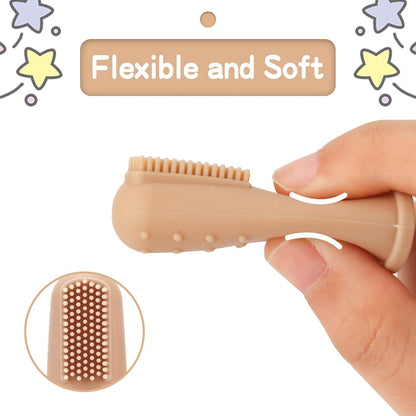 Silicone Finger Toothbrush for Babies (2-Pack)