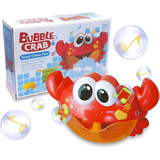 Bubble Crab Bath Toy – Music & Foam Maker for Toddlers