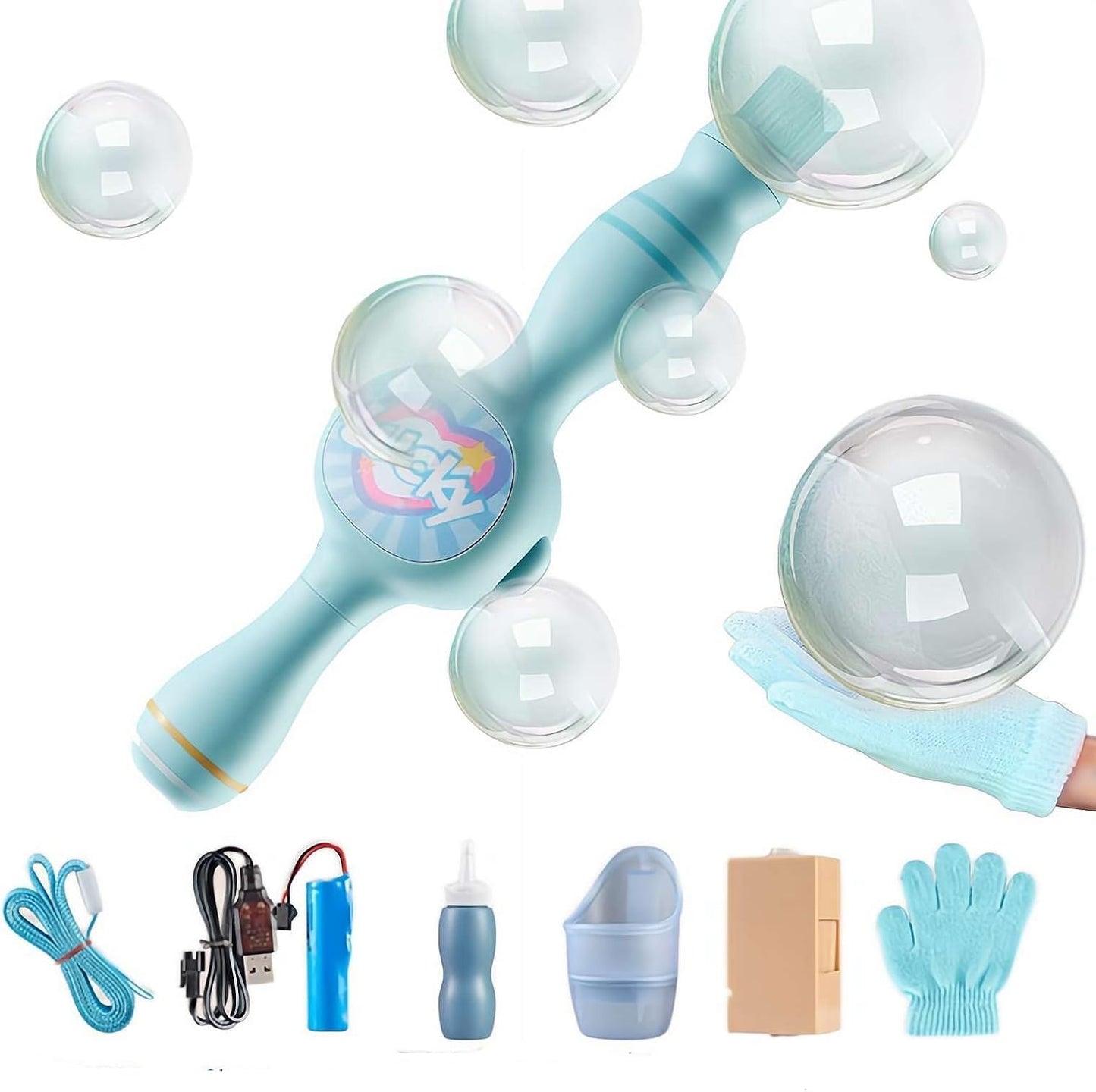 Bubbles Machine Elastic Bubble Fog Wand