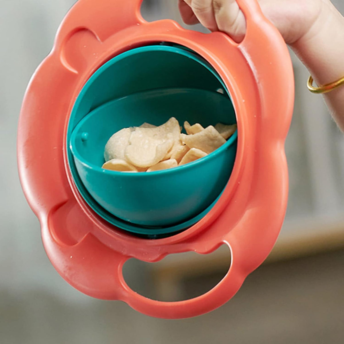 Rotation Spill Resistant Bowl 360 Degrees