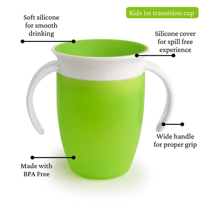 Leakproof Toddler Sippy Cup – Easy-Grip Design with 360° Spill-Free Spout