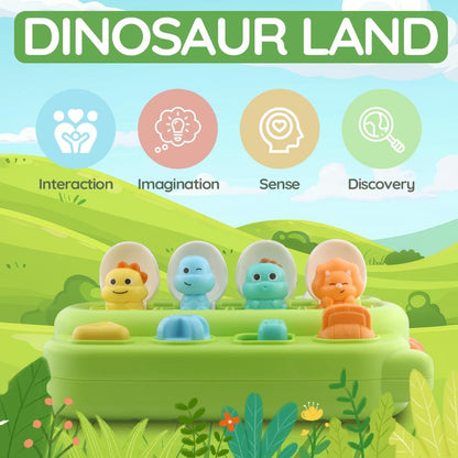 Baby Pop-Up Toy, Educational Animal Playset for Toddlers