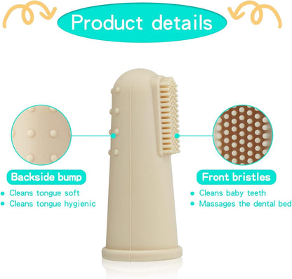 Silicone Finger Toothbrush for Babies (2-Pack)