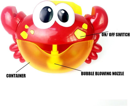 Bubble Crab Bath Toy – Music & Foam Maker for Toddlers