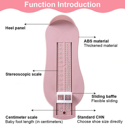 Adjustable Baby Foot Length Measuring Tool
