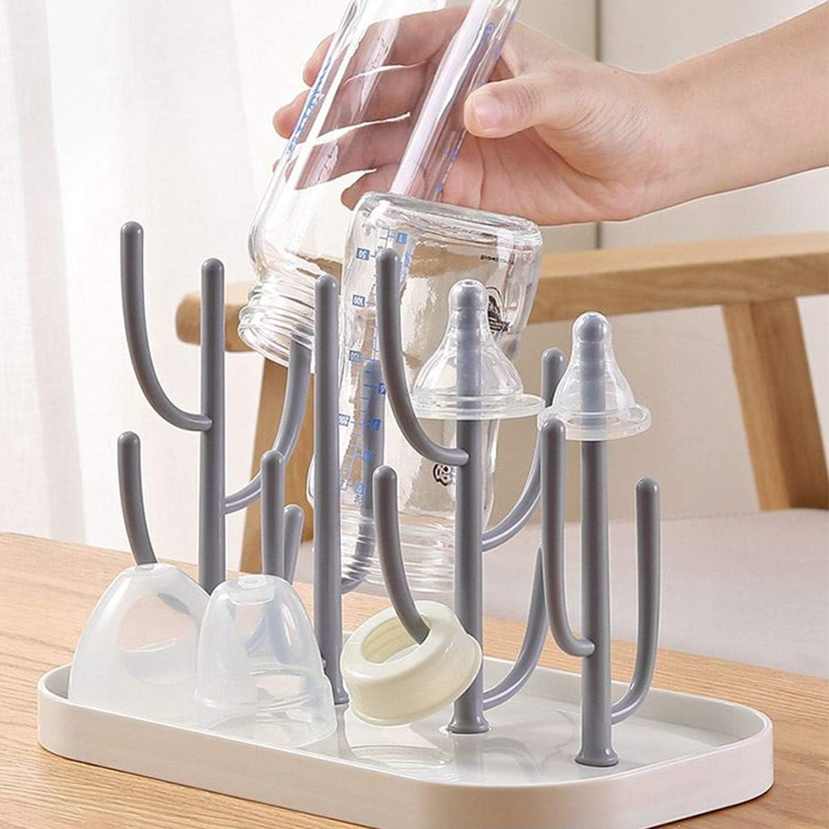 Baby Bottle Drying Rack with Base