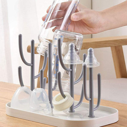 Baby Bottle Drying Rack with Base