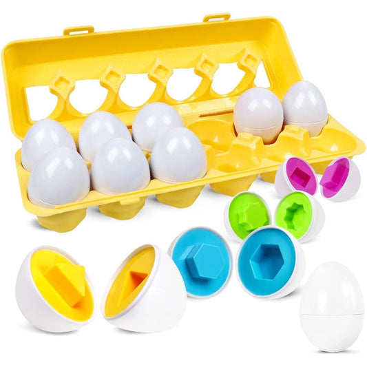 Matching Eggs Toy – Color & Shape Sorter