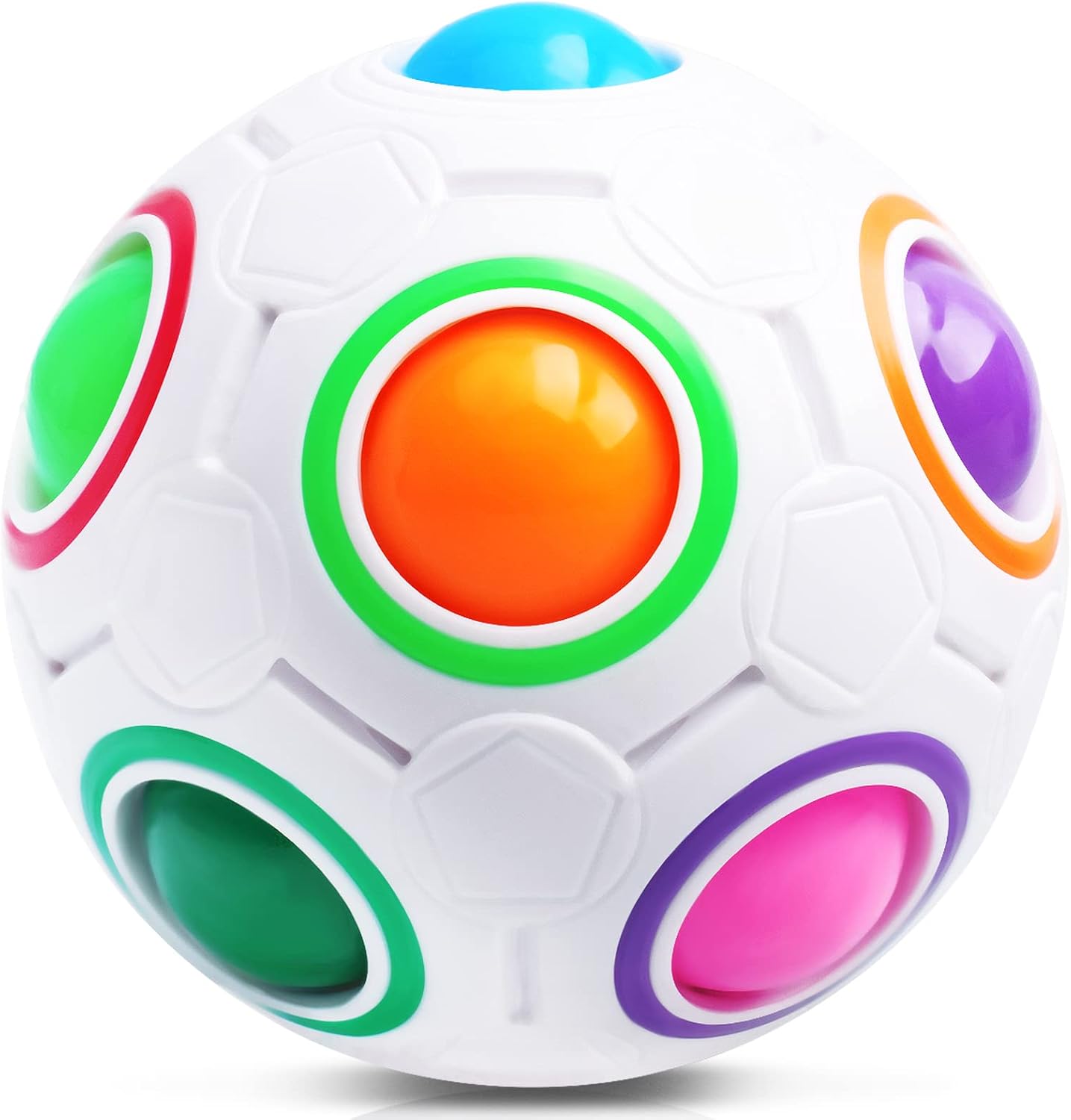 Rainbow Fidget Ball Puzzle
