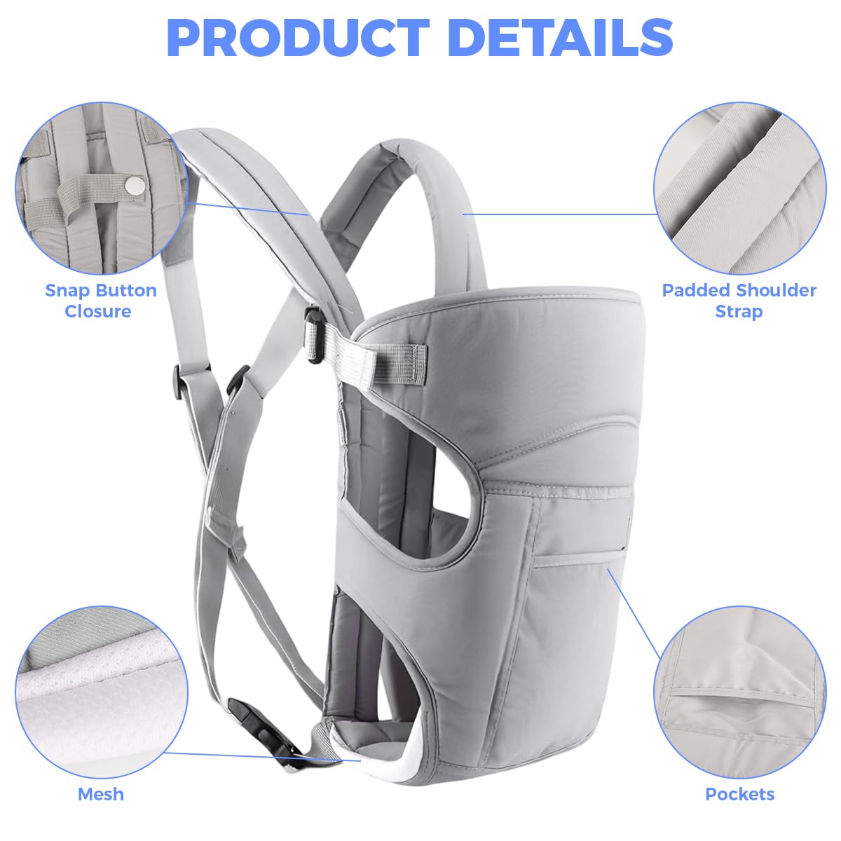 Baby Carrier Front & Back / 0 - 48 Months