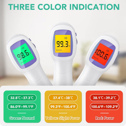 Infrared Forehead Thermometer with 3 in 1 LCD Display