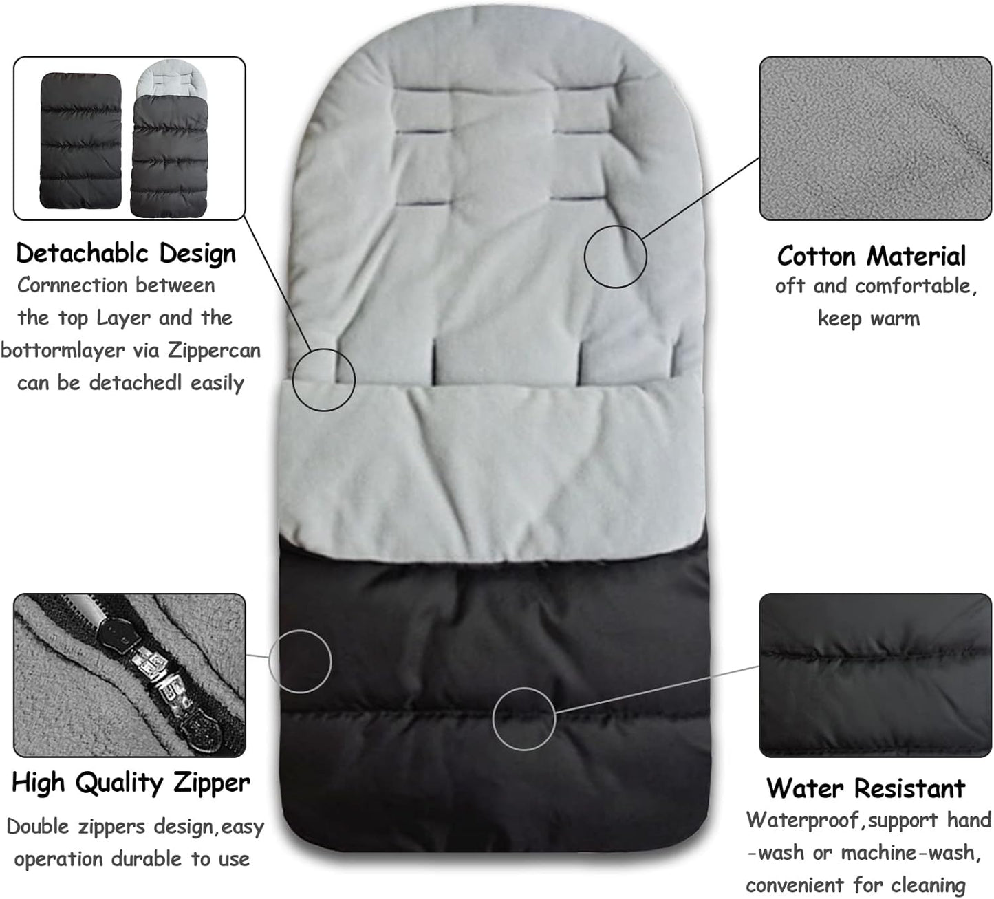 Stroller Universal Footmuff Sleeping Bag