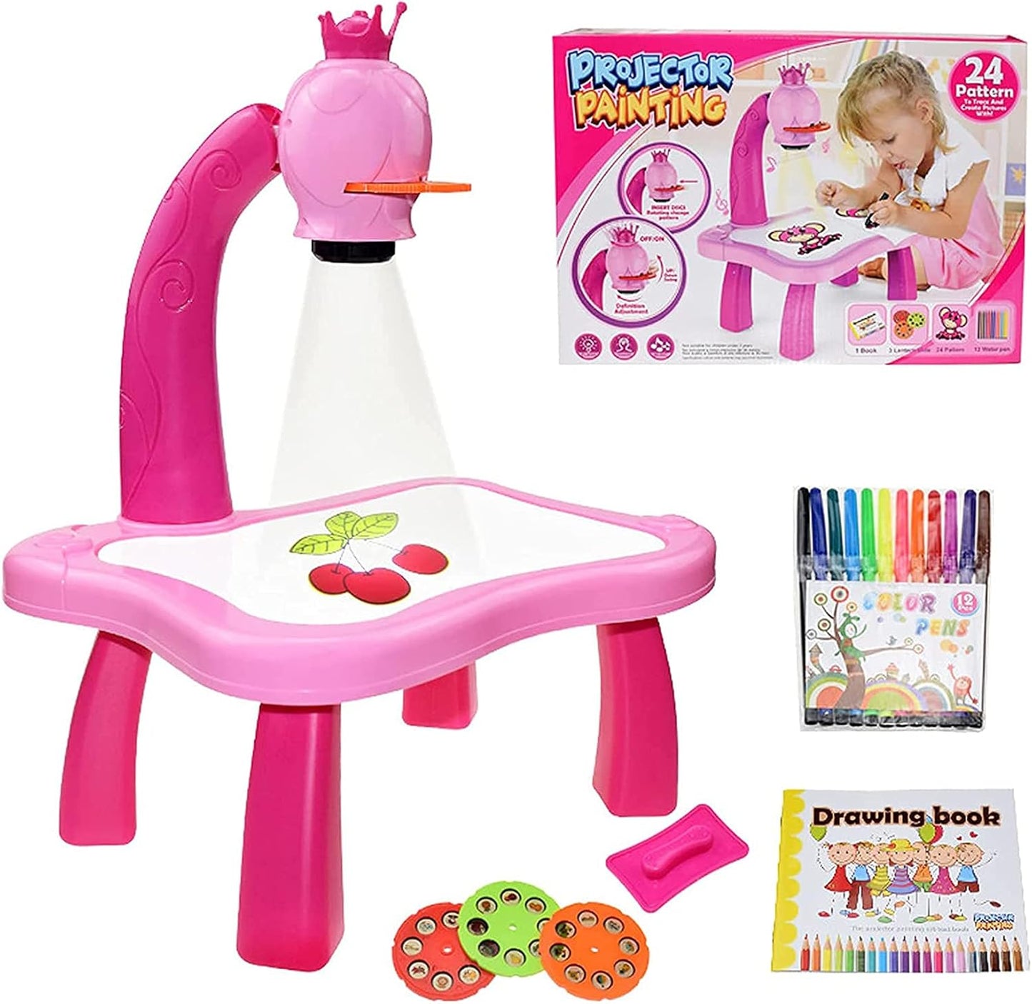 Child Learning Desk With Smart Projector