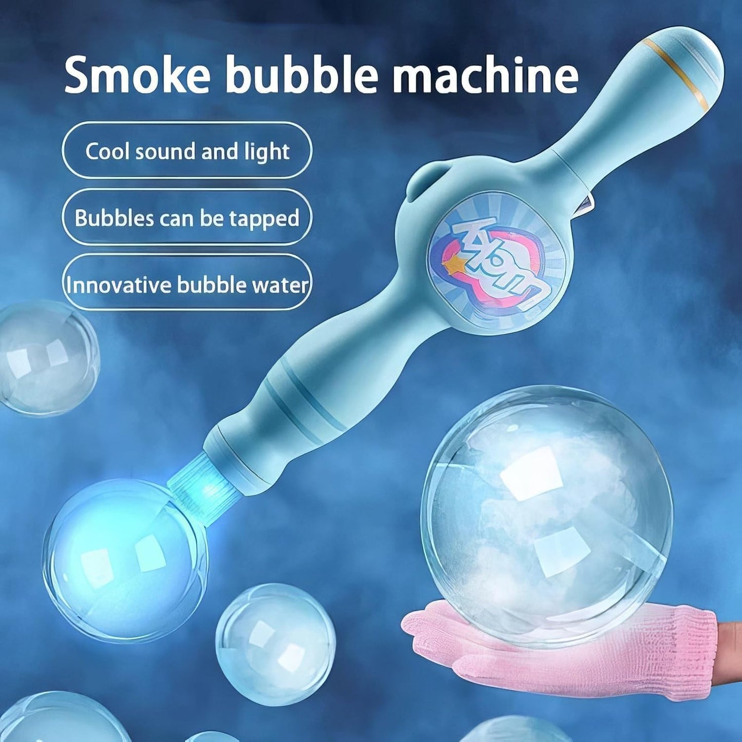 Bubbles Machine Elastic Bubble Fog Wand