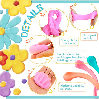36 Colours Air Dry Clay