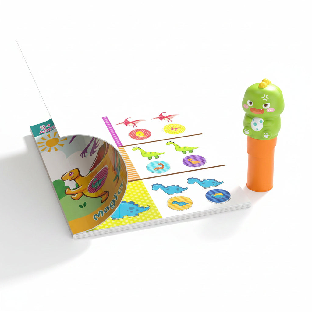 Kids Sticker Stamp Kit - 200 Stickers