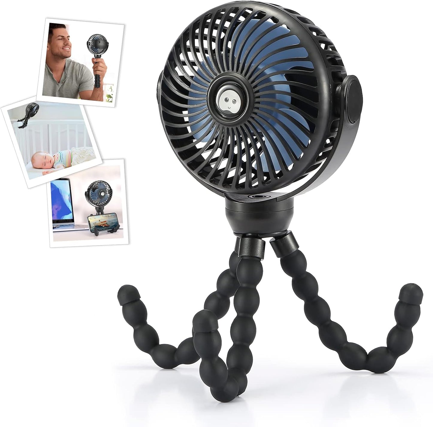 SNAWOWO Portable Baby Stroller Fan