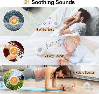 White Noise Machine Baby with 21 Soothing Sound