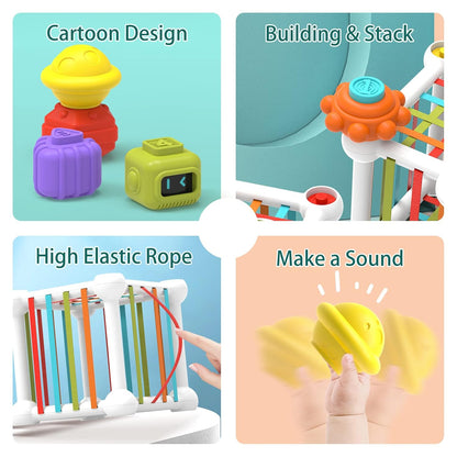 4-in-1 Baby Shape Sorting Educational Toy Box