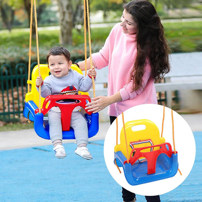 3 in 1 Toddler Swing Set Baby Swing