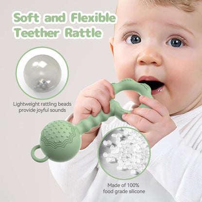 Rattles Silicone Teethers for Babies