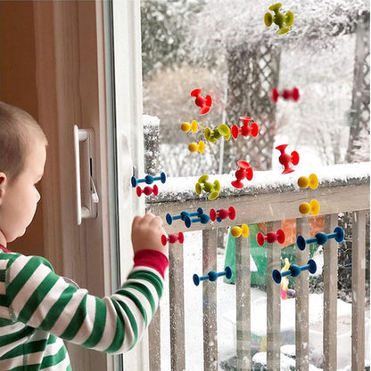 Silicone Suction Cup Toys – Sensory & Travel Play Set