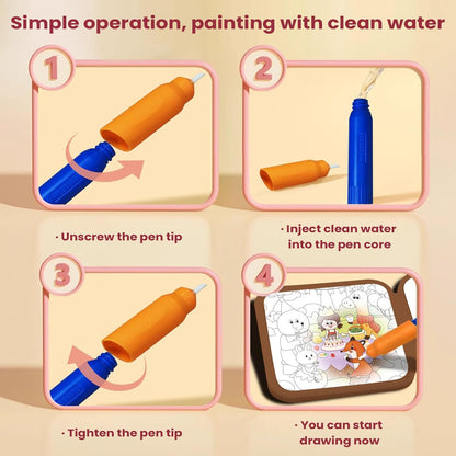 Reusable Coloring Book Doodle Drawing Accessories