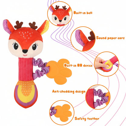 Toys Soft Plush Baby Rattles