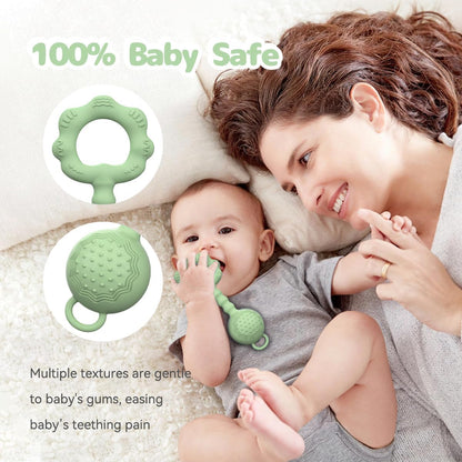 Rattles Silicone Teethers for Babies