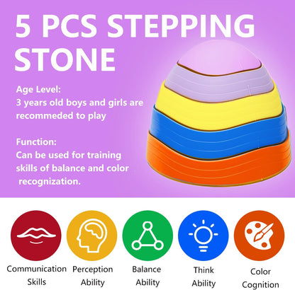 5 Pcs Stepping Stones for Kids