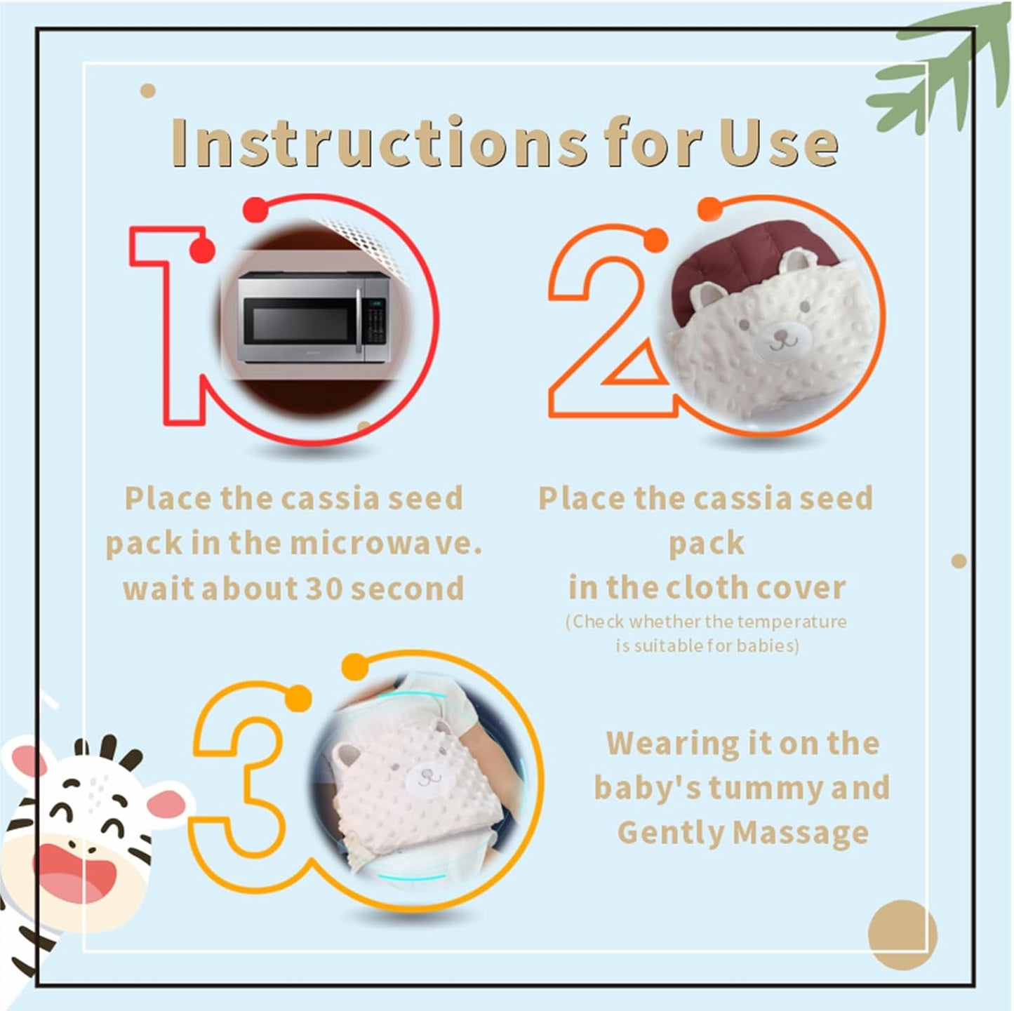 Baby Colic and Gas Relief Tummy Wrap
