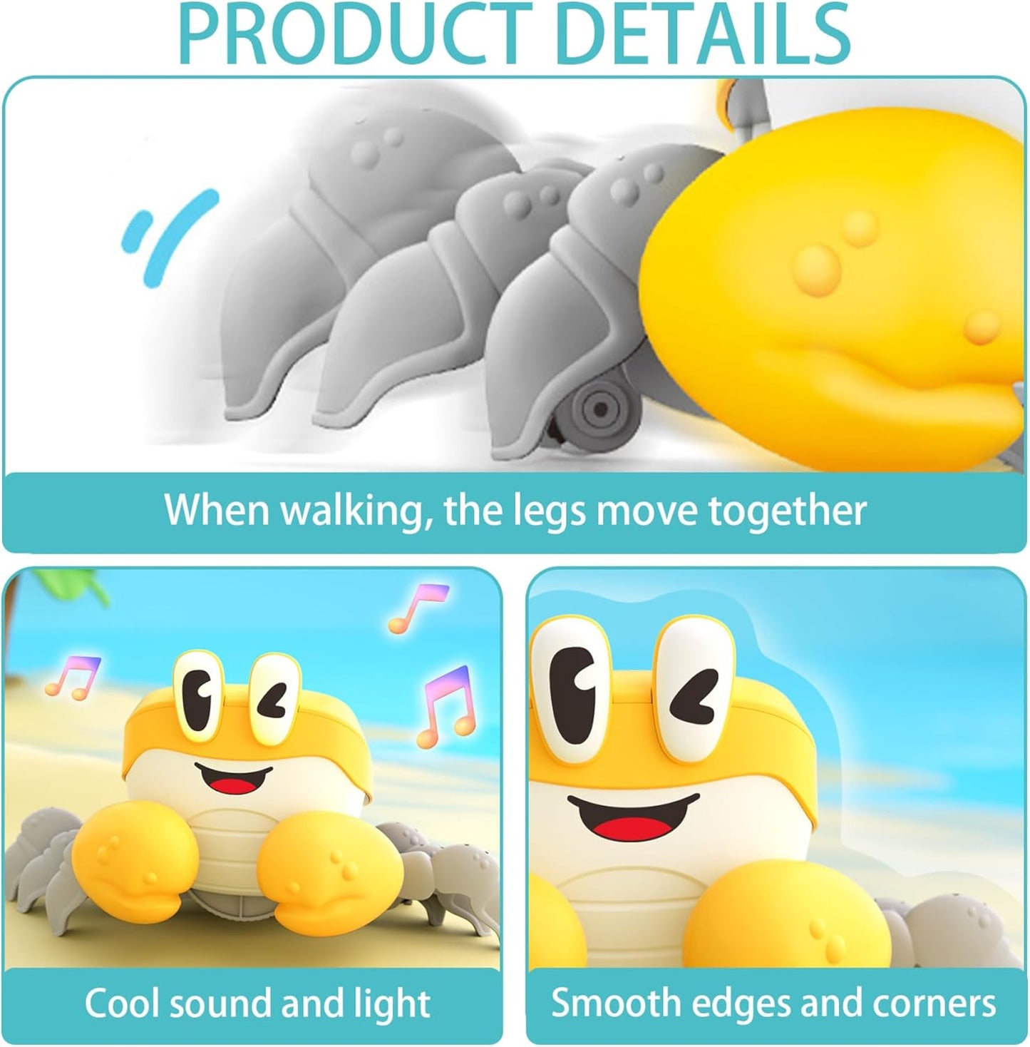 Cute Crawling Crab Toy