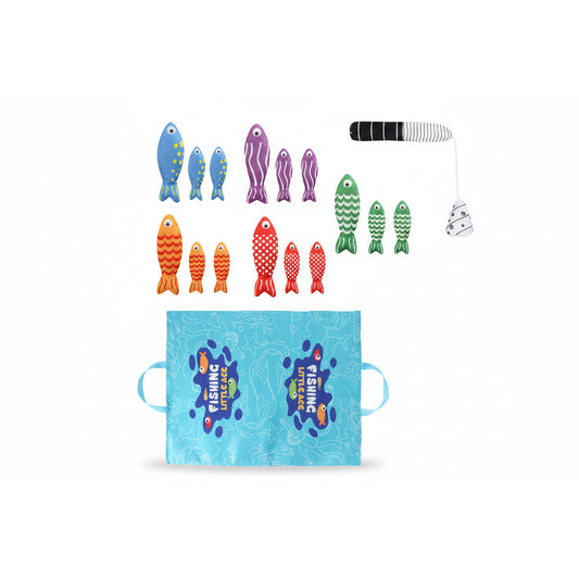 Fishing Toy - Plush Fish Set