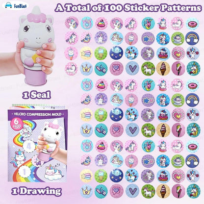 DIY Creativity Seal Stamp Sticker