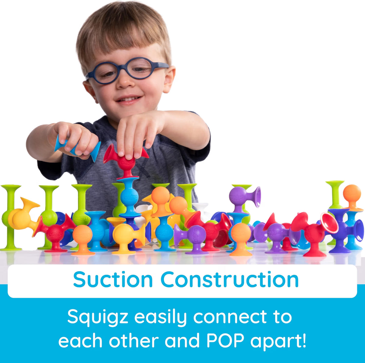Silicone Suction Cup Toys – Sensory & Travel Play Set