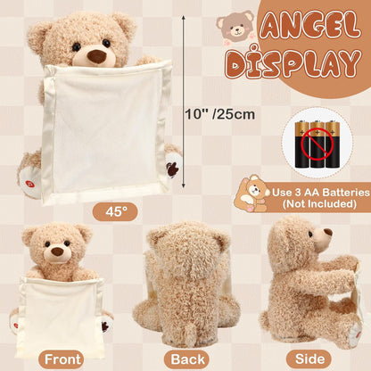 Peek-A-Boo Plush Bear with Blanket