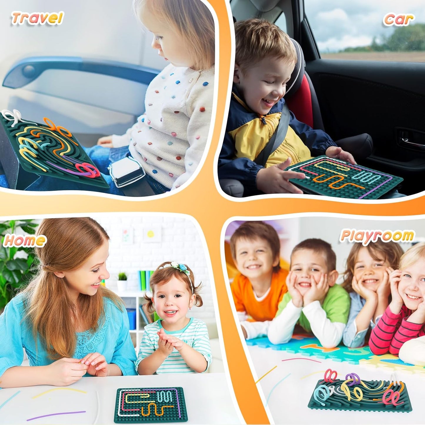 Silicone Sensory Activity Board