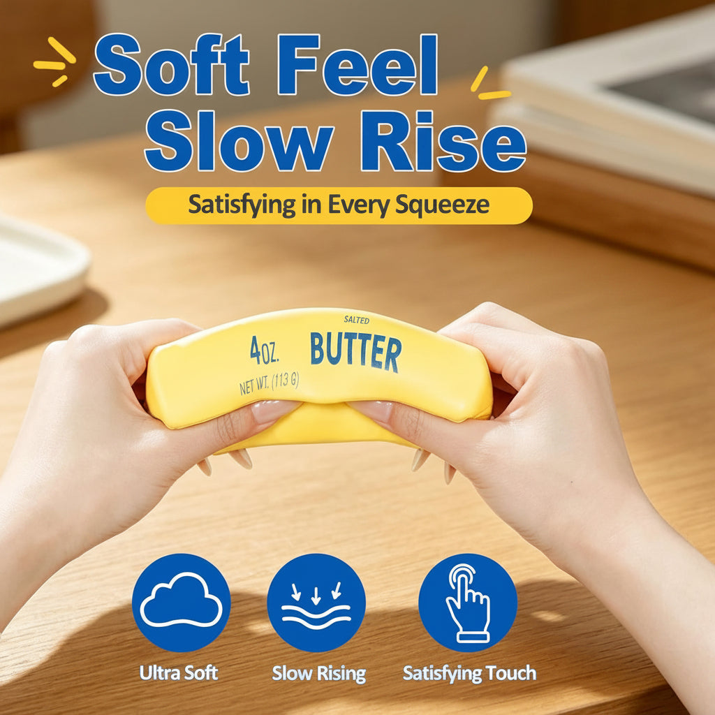 Butter Squishy Toy