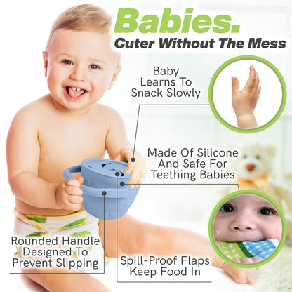 Foldable Snack Cup for Toddlers