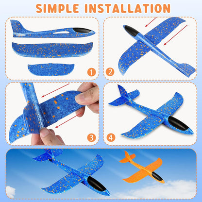 VCOSTORE Foam Airplanes for Kid Large Size