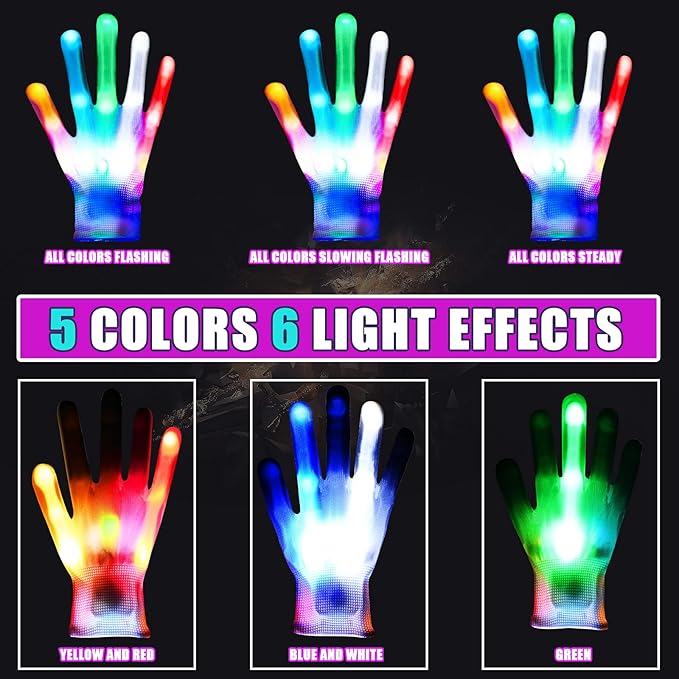 LED Flashing Gloves