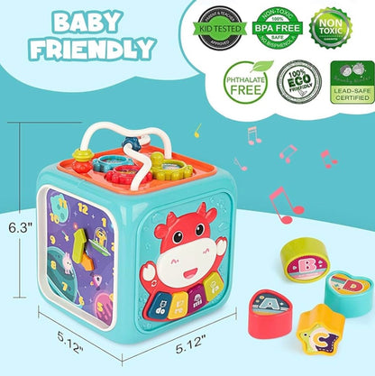 Baby Toy Activity Cube Toy for Age 1 + Year Old 6 Month Old Baby Toys