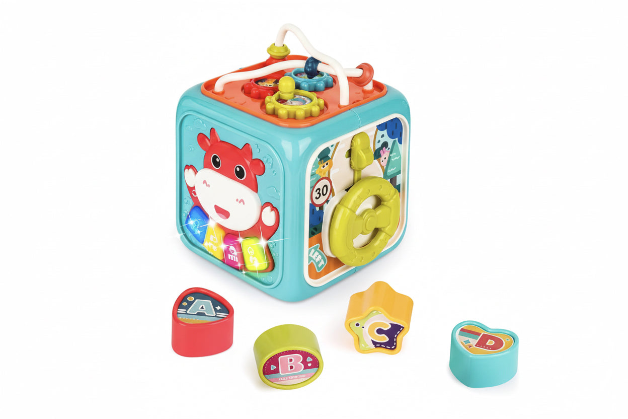 Baby Toy Activity Cube Toy for Age 1 + Year Old 6 Month Old Baby Toys