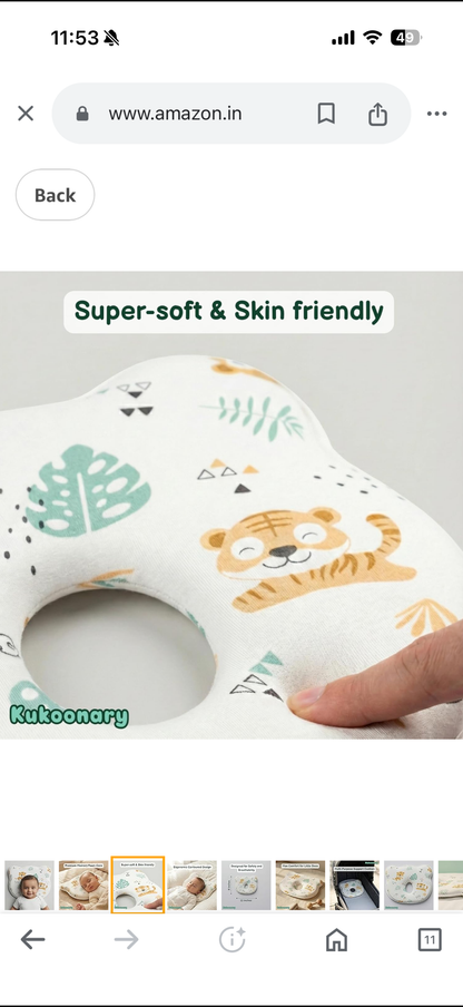 Baby & Toddler Breathable Memory Foam Pillow
