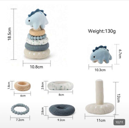 Soft Animal Stacker for Babies & Toddlers