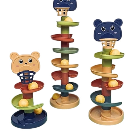 Ball Sliding Tower product image showing safe and cute design for babies